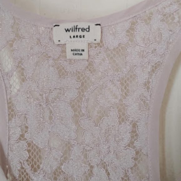Aritzia Wilfred Madeline Lace Tank Top GUC - Picture 3 of 4